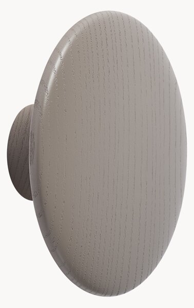 Nástenný háčik z dubového dreva Dots, Ø 13 cm