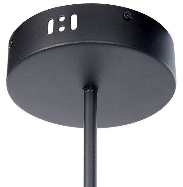 Závesná lampa 4 svetlá čierna kovová minimalistická moderná obývacia izba spálňa
