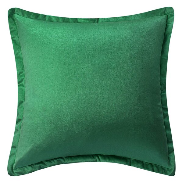 Velúrová obliečka na vankúš SOFT VELVET fľašovo zelená 40x40 cm