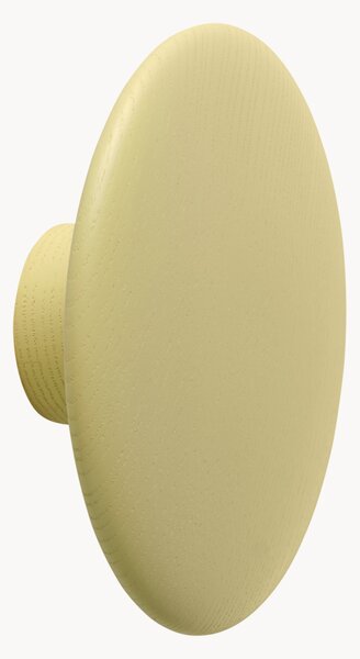 Nástenný háčik z dubového dreva Dots, Ø 13 cm