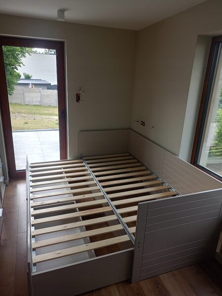 HRUŠKA Rozkladacia posteľ HERMES 2 200x80 kašmírová