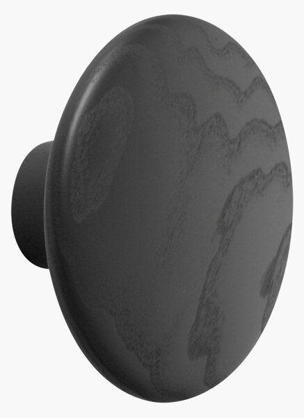 Nástenný háčik z dubového dreva Dots, Ø 13 cm