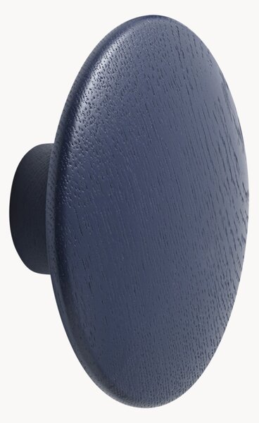 Nástenný háčik z dubového dreva Dots, Ø 13 cm