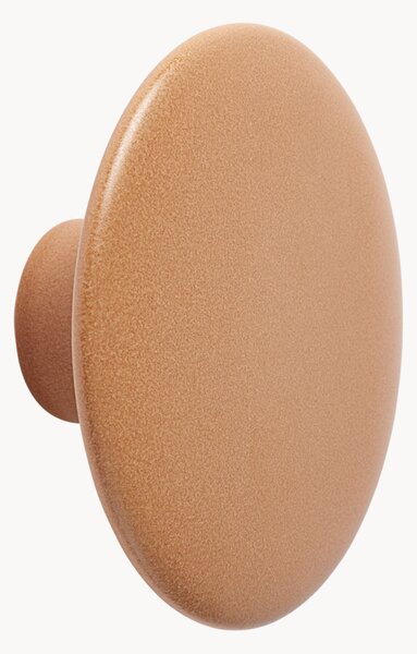 Nástenný háčik z dubového dreva Dots, Ø 13 cm