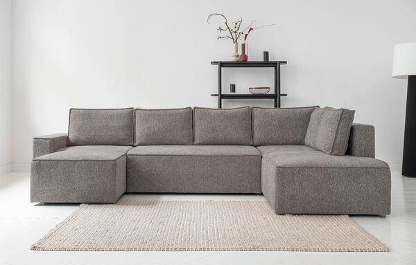 SEDACIA SÚPRAVA, textil, sivá MID.YOU - Sedačky, Online Only