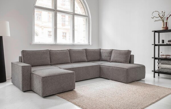 SEDACIA SÚPRAVA, textil, sivá MID.YOU - Sedačky, Online Only