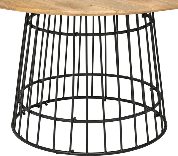JEDÁLENSKÝ STÔL, mangové drevo, prírodná farba, 140/76/140 cm Livetastic - Stoly, Online Only