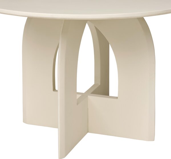 JEDÁLENSKÝ STÔL, mangové drevo, béžová, 120/120/76 cm Livetastic - Stoly, Online Only