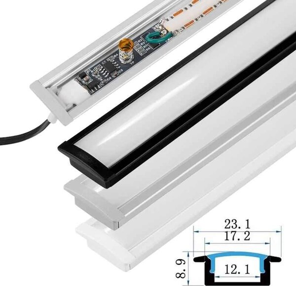 Univerzálna LED CCT sada biela, 2 m, Prisadená (53614202)