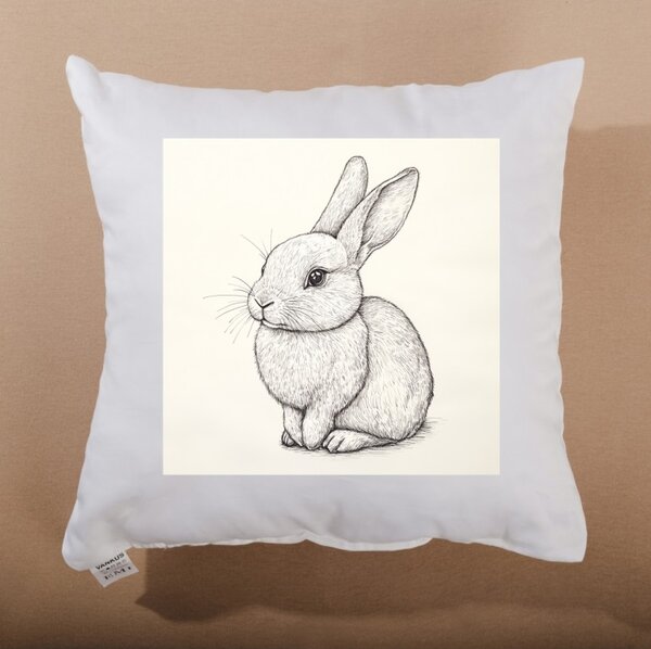 Dekoratívny vankúš Bunny Sketch 40x40 cm EMI
