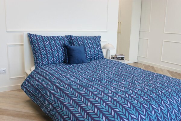 Bavlnená posteľná bielizeň KLAS granátová Rozmer: 220x200 cm