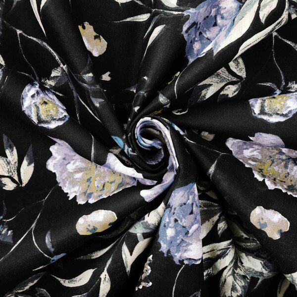 Bavlnená posteľná bielizeň PEONY DARK Rozmer: 140x200 cm