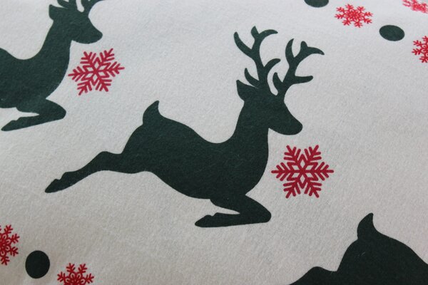 Vianočná posteľná bielizeň bavlnená XMASS 4B 160x200 cm