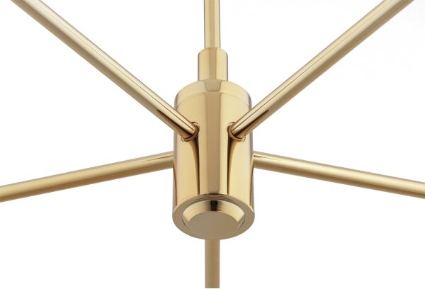 BRILAGI - Luster na tyči MONTE 5xE27/60W/230V hnedá/zlatá