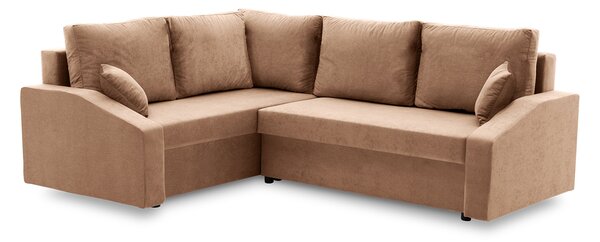 Rohová rozkladacia sedacia súprava GRANDE PLUS - color mikro Ľavá Cappuccino