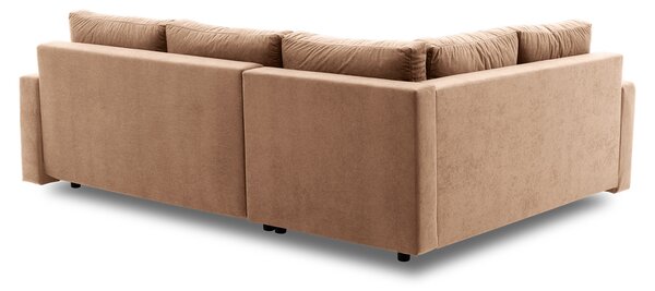 Rohová rozkladacia sedacia súprava GRANDE PLUS - color mikro Ľavá Cappuccino
