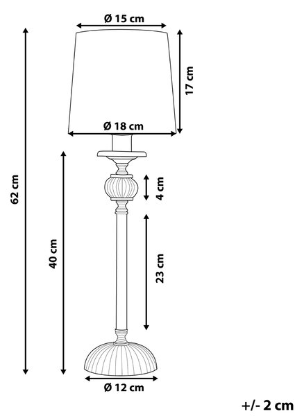 Stolná lampa na nočný stolík biele látkové tienidlo strieborný kovový podstavec glamour štýl obývacia izba spálňa
