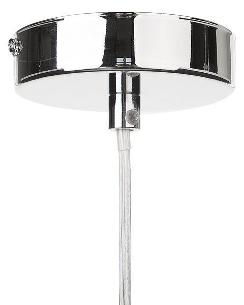 Stropné svetlo priesvitné s kovom 83 cm dekoratívne s krištáľovým leskom elegantné