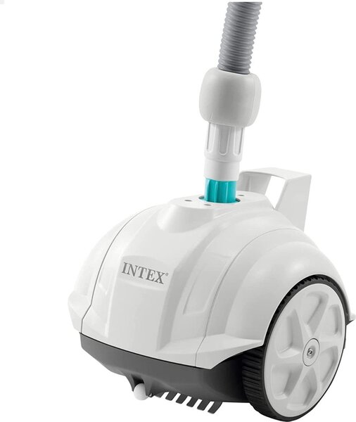 Intex ZX50, Robotický vysávač pre bazén, Bazén, Biela, Spodok, 0,8 L, 6,5 m