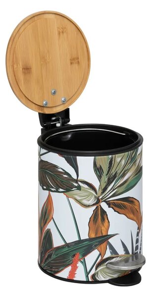 Odpadkový kôš Palawan, viacfarbná/s drevenými prvkami, 3 l