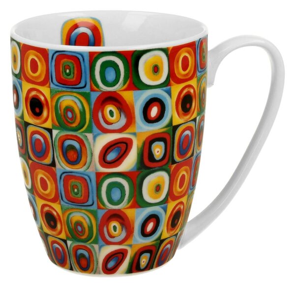 Porcelánový hrnček Kandinsky Squares with Circles 360 ml