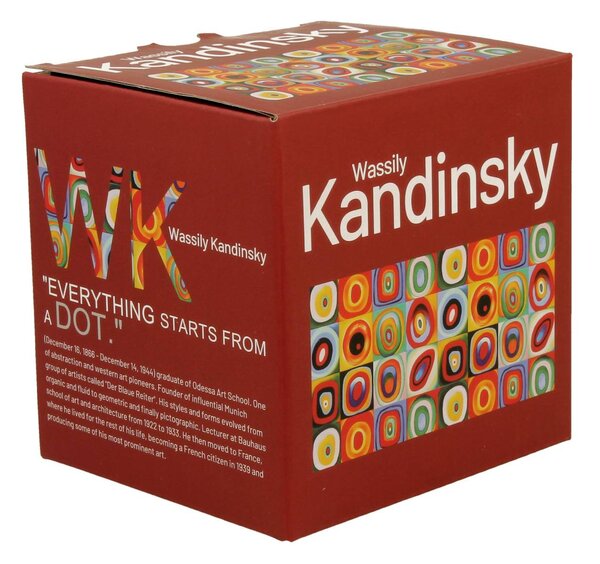 Porcelánový hrnček Kandinsky Squares with Circles 360 ml