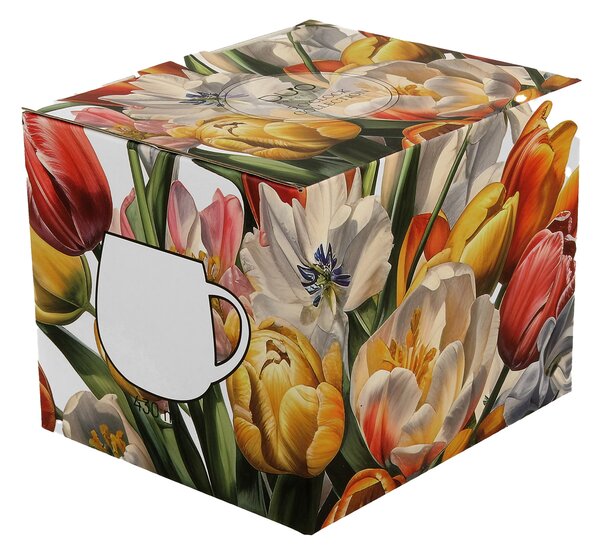 Porcelánový hrnček Tulips 430 ml