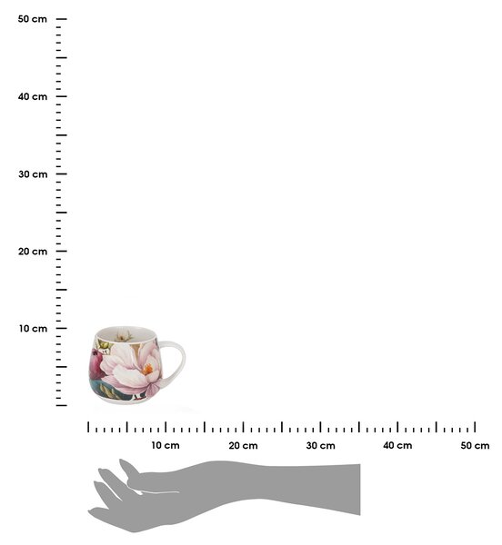 Porcelánový hrnček Magnolie 430 ml