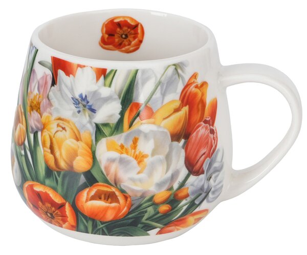 Porcelánový hrnček Tulips 430 ml