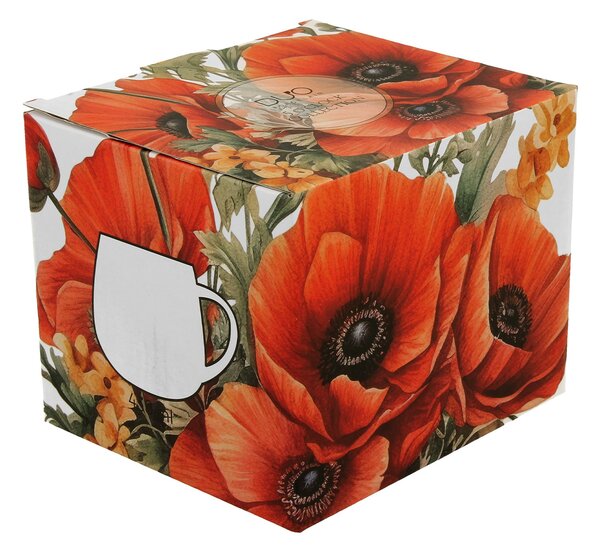 Porcelánový hrnček Poppies 430 ml