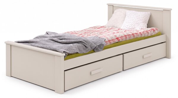 Detská posteľ so zásuvkami Aldo 80x180 - kašmír