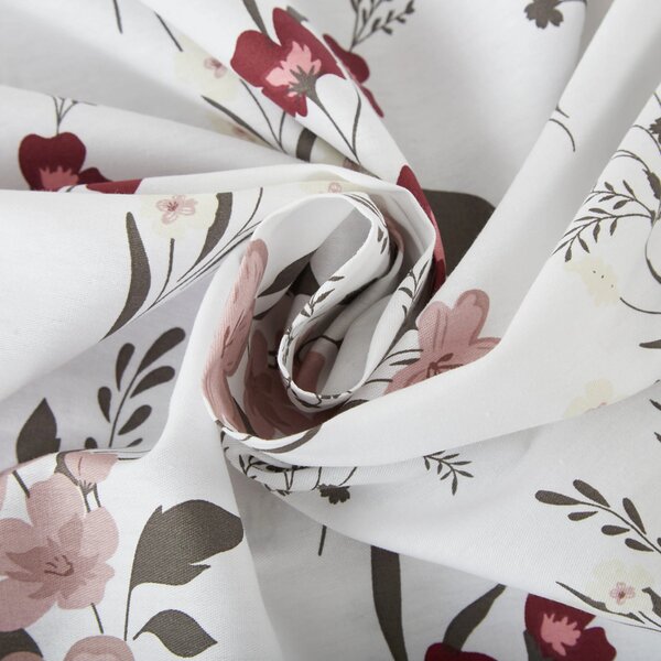 Posteľná bielizeň SATIN FLORAL ružová Rozmer: 140x200 cm