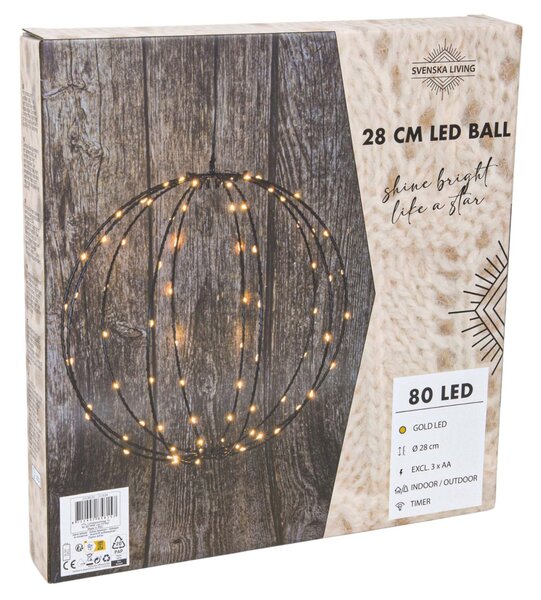 VIEDOL GUĽA ČIERNA, 28CM 80GOLD VIEDOL ČASOVAČ MIMO