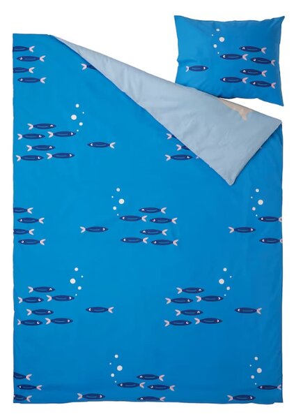 Saténová posteľná bielizeň WHALE 140x200 cm