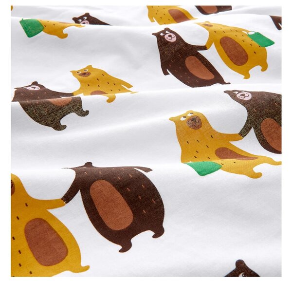 Saténová posteľná bielizeň TEDDYBEAR 140x200 cm