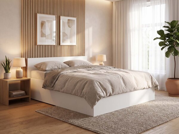 Manželská posteľ s úložným priestorom Dolly New 160x200 - biela
