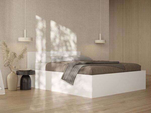 Manželská posteľ s úložným priestorom Dolly New 160x200 - biela