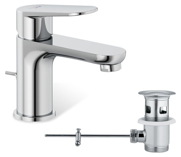 Kludi X1 75 umývadlová batéria 322660575 s vyskakovacím odtokom, chróm
