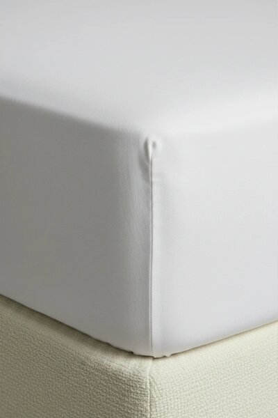Plachta s gumičkou JERSEY biela 180 g/m² Rozmer: 140x200x30 cm