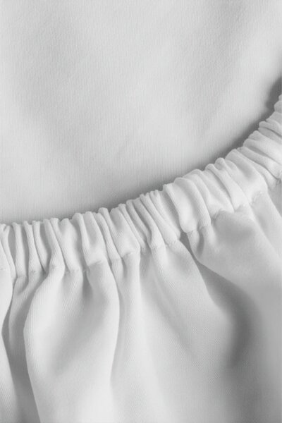 Plachta s gumičkou JERSEY biela 180 g/m² Rozmer: 140x200x30 cm