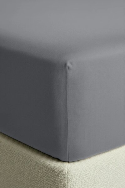 Plachta s gumičkou JERSEY sivá 180 g/m² Rozmer: 90x200x30 cm