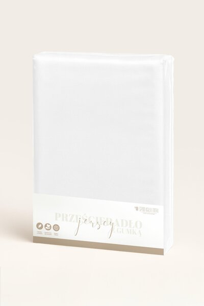 Plachta JERSEY biela Rozmer: 80x160x15 cm