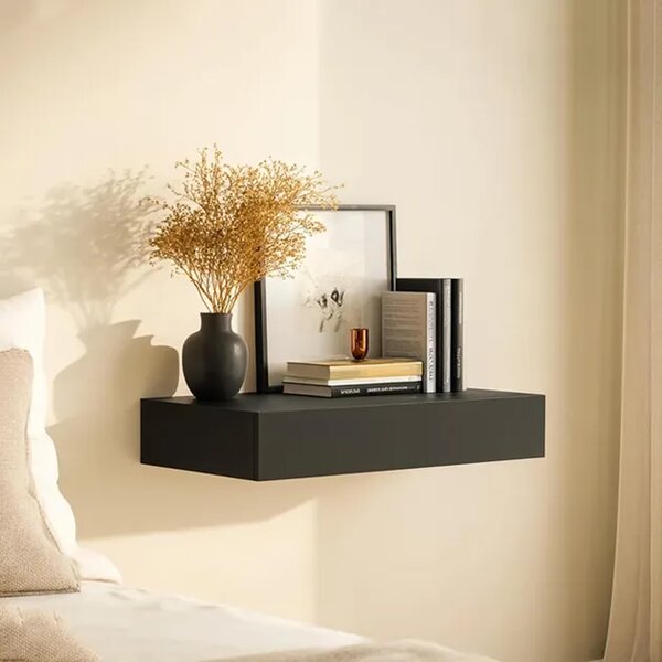 Floatshelf™ Nástenná Polica S Tajnou Priehradkou (53 X 17,5 X 5 Cm), Hnedá