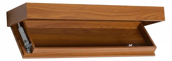 Floatshelf™ Nástenná Polica S Tajnou Priehradkou (53 X 17,5 X 5 Cm), Hnedá