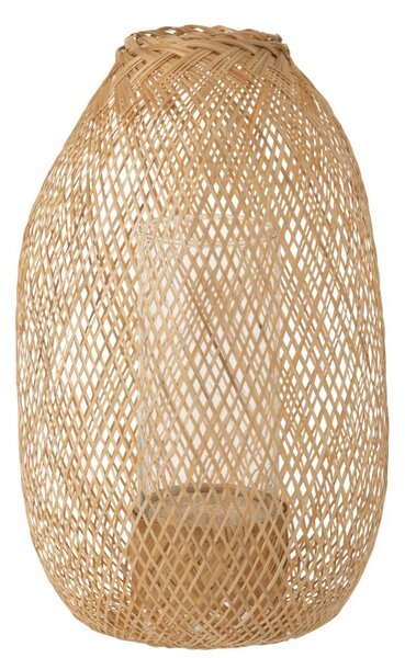 Lucerna z bambusového dreva Hazel - Ø 33 * 49 cm - J-Line by Jolipa
