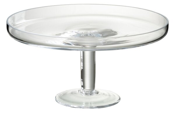 Transparentný sklenený podnos na tortu Cake Tray - Ø 27*14cm - J-Line by Jolipa