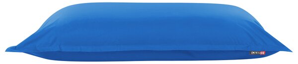 Extra veľký sedací vak modrý nylonový 180 x 230 cm vodoodolný poťah so zipsom polystyrénová výplň