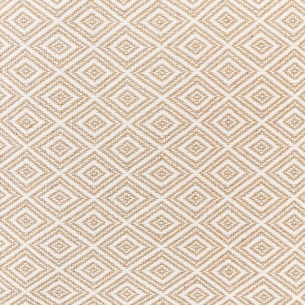 Sada 2 dekoratívnych vankúšov béžová polyester 45 x 45 cm štvorcový tvar geometrický vzor so strapcami boho retro štýl doplnky