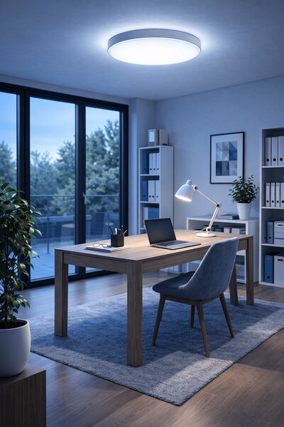 Philips HUE LED White Ambiance 41159/31/P6 Enrave M stropné svietidlo 19,2W 2450lm 2200-6500K 38,1cm biele stmievateľné BlueTooth + HUE Switch