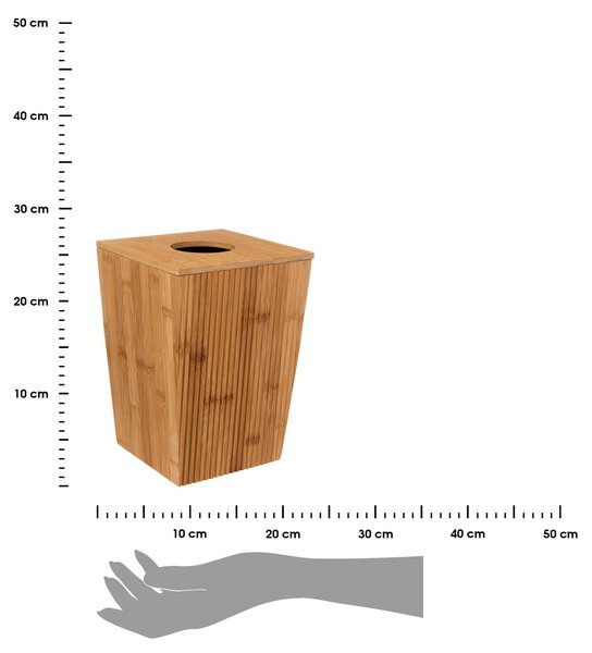 Odpadkový kôš Terre, bambus, 6L